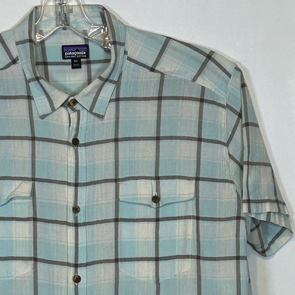 Patagonia Other - Patagonia‎ Men's Sky Blue Plaid Shirt